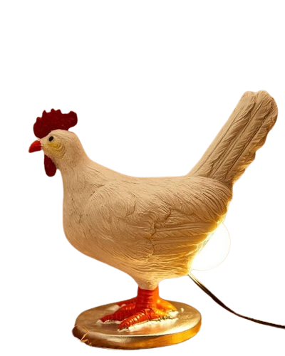 LED Egg Lamp Resin Chicken Egg Lamp Table Lamp Light 3D Free Shipping